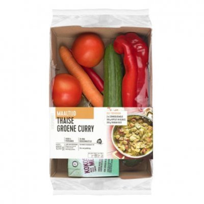 Huismerk Thaise groene curry verspakket